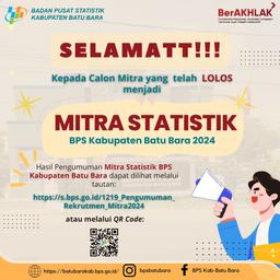 Hasil Rekrutmen Mitra Statistik BPS Kabupaten Batu Bara 2024