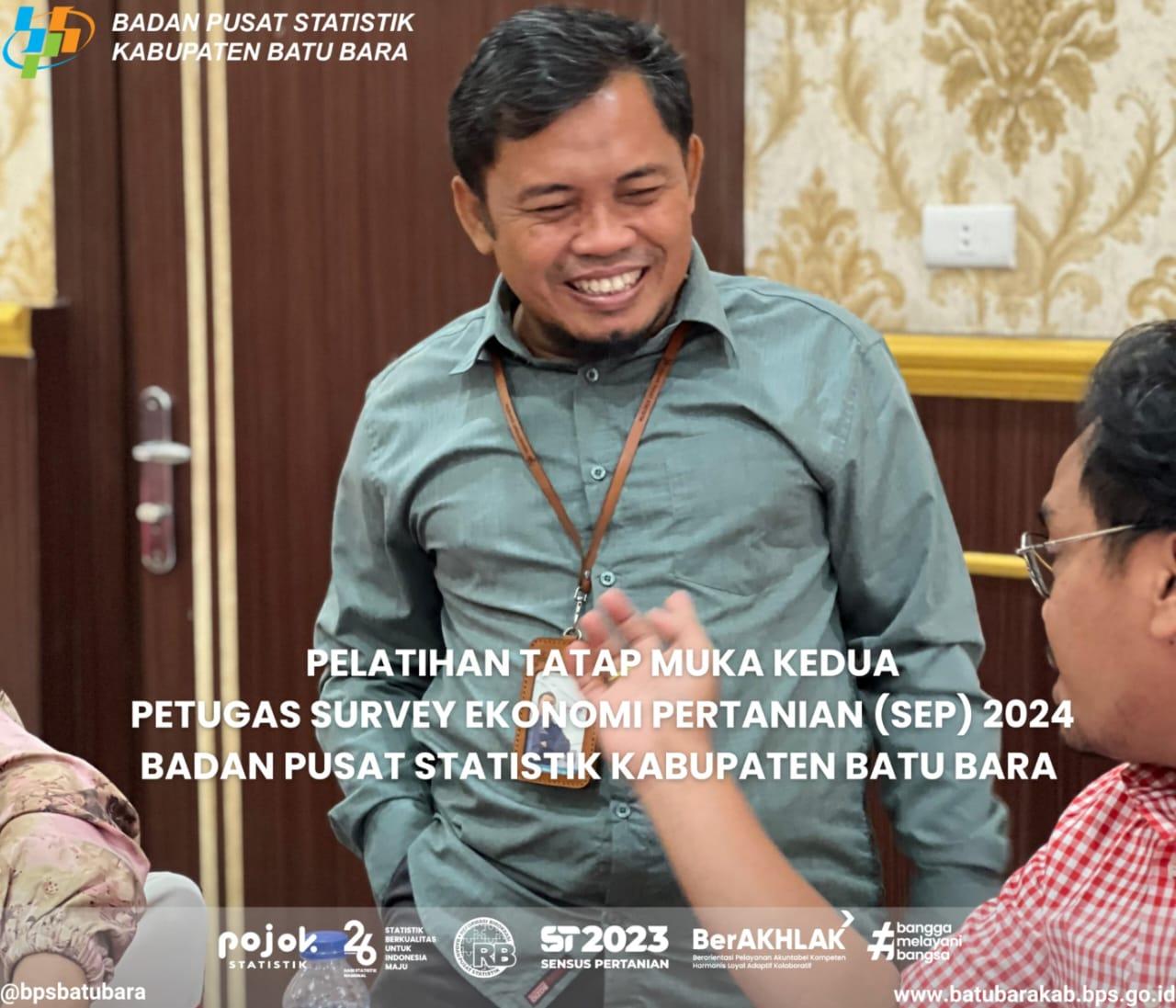 Pelatihan petugas lapangan Survei Ekonomi Pertanian-UTP Tahun 2024 Hari kedua