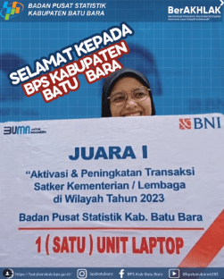 Penghargaan kepada BPS Kabupaten Batu Bara